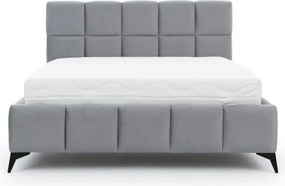 Moderná čalúnená posteľ MALO 200x180, vínová (matt velvet 68)