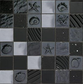 Mozaika Marina Negro 30x30