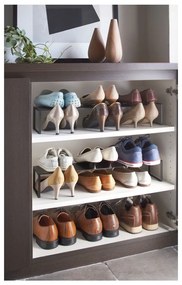 Čierna polica na topánky YAMAZAKI