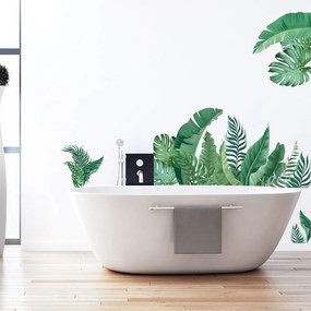 Samolepka na stenu 60x90 cm Tropical Leaves - Ambiance