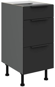 Kuchynská skrinka Aria-Bl/Ant Anti Fingerprint 40d 3s Bb