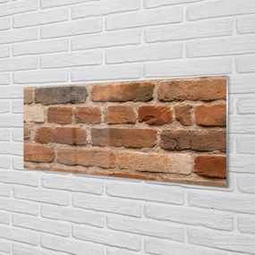 Obraz plexi Tehlová múr kamenná 120x60 cm
