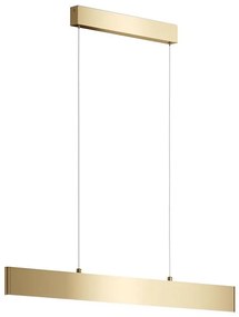 Maytoni P010PL-L23G3K - LED Luster na lanku STEP LED/23W/230V 3000K 91 cm zlatá W4689