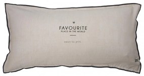 Cushion 35x70 Natural Chambray Favourite Place