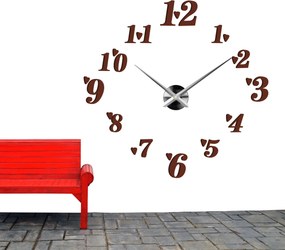 SENTOP | Veľké nalepovacie hodiny na stenu srdiečka I SENTOP 12S004+ srdiečka analógové