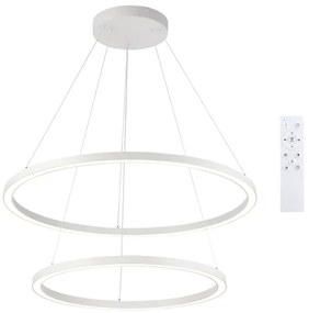 Brilagi - LED stmievateľný luster na lanku PORTOFINO LED/98W/230V pr. 80 cm biela +DO