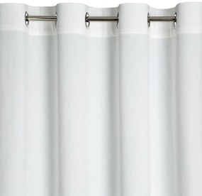 ZATEMŇOVACÍ ZÁVES NA KRÚŽKOCH MELANIE 140X250 CM BIELA