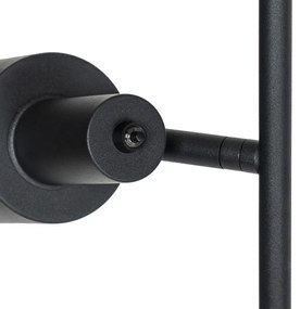 Inteligentná stojaca lampa čierna vrátane 2 WiFi A60 - Stijn