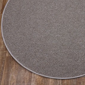 AladinWorld Expres, Kusový koberec Bohemia béžový kruh, 200x200 (priemer) kruh, béžová, kancelária