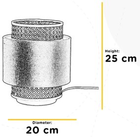 ONLI - Stolná lampa VIENNA 1xE27/22W/230V