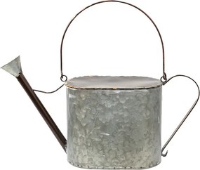 Dekoračná plechová vtáčia búdka v tvare kanvy - 48*20*28/40 cm