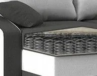 Pohodlné kreslo sivej farby