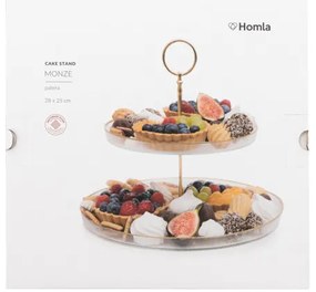 Etažér MONZE priesvitný 862095