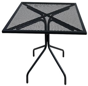 Kovový stôl čierny
