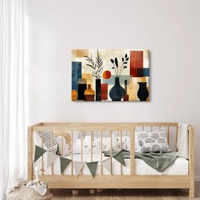 Obraz - Kubistické vázy (90x60 cm)
