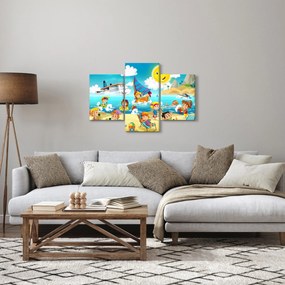 Obraz - Deň na pláži (90x60 cm)