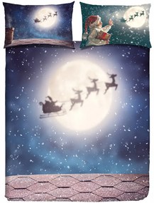 Gipetex Natural Dream 3D talianská obliečka 100% bavlna Christmas night - 220x200 / 2x70x90 cm