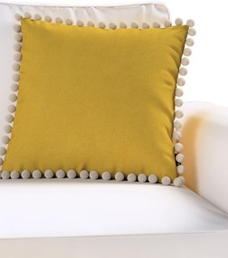 Viera s brmbolcami farba produktu žltá látka zapletaná