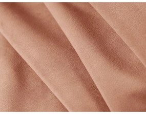 Ružové zamatové kreslo Abby – Micadoni