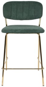 Tmavozelené barové stoličky v súprave 2 ks 89 cm Jolien – White Label