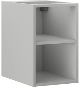 Mexen Box-A, otvorená skrinka s policou 30 cm, sivá matná, 91AX2-0300-470-0-62