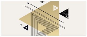 Obraz - Geometrické tvary N⁰4 (120x50 cm)