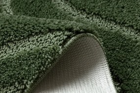 Kúpeľňový koberček SUPREME WAVES vlny, zelený