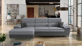 Rohová rozkladacia pohovka Alvin Mini Premium, Dostupné poťahy: Sorriso 01+Sorriso 12+Sorriso 01, Strana: ľavá
