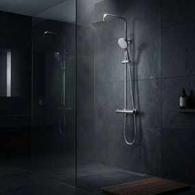 Rea Lungo, sprchový set s termostatom, chrómová, Rea-P6735