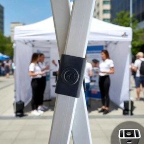 BRIMO Nožnicový stan 2×3 m hliníkový bez stien | Rýchla montáž a pevný ľahký rám - bez 3 stien - Oranžová 34