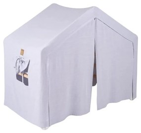 Svetlomodrý/v prírodnej farbe pikler trojuholník z borovicového dreva 112x61x94 cm Montessori – Meowbaby