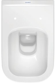 Duravit 25700920002 - Závesné bezokrajové WC D-CODE, keramika / lesklá biela