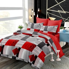 Bavlnené posteľné obliečky 7-dielne K666