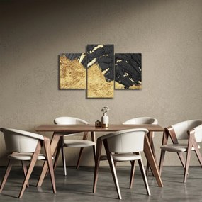 Obraz - Zlatá štruktúra N⁰1 (90x60 cm)