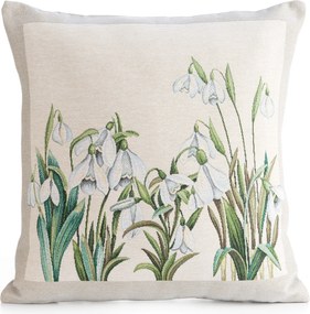 GOBELÍNOVÁ DEKORAČNÁ OBLIEČKA NA VANKÚŠ NIVALIS 45X45 CM VZOROVANÁ