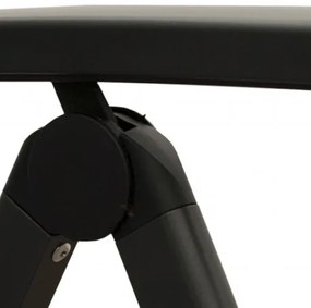Doppler ACTIVE káro - záhradné polohovacie kreslo