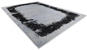 Dywany Łuszczów Kusový koberec Core A004 Frame black/light grey - 140x190 cm