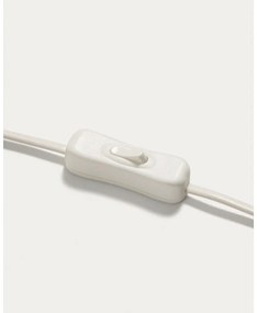 Krémová/v prírodnej farbe keramická stolová lampa (výška 46 cm) Erna – Kave Home