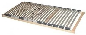 Texpol OPTIMAL PLUS 5V -  lamelový rošt so zdvojenými lamelami 100 x 195 cm, brezové lamely + brezové nosníky