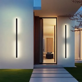 Brilagi - LED vonkajšie nástenné svietidlo LUNA LED/30W/230V 3000K IP65 150 cm čierne CRI 90