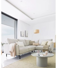 Kovový okrúhly odkladací stolík ø 72 cm Fleksa – Kave Home