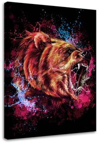 Gario Obraz na plátne Zúrivý medveď - Dmitry Belov Rozmery: 40 x 60 cm