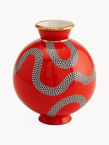 Porcelánová váza so zlatými akcentmi Eden, V 23 cm