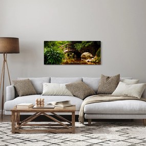 Obraz - Most cez riečku (120x50 cm)