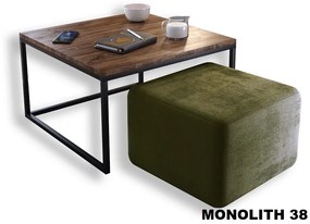 KONFERENČNÝ STOLÍK BELLA DUB STIRLING + TABURET ZAMAT