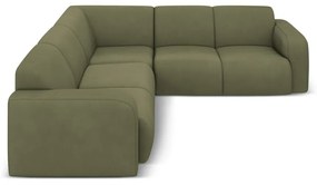 Svetlozelená rohová pohovka (variabilná/do L) Molino – Micadoni Home