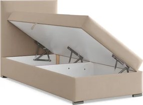 Čalúnená posteľ AGEN 90×200 cm béžová