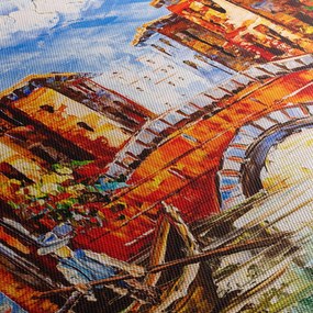 Obraz - Olejomaľba mesta III. (120x50 cm)
