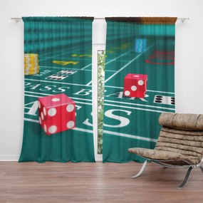 Sablio Záves Kocky: 2 ks 140x250 cm