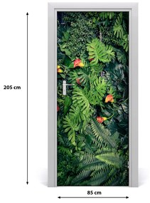 Fototapeta na dvere tropické rastliny 85x205 cm